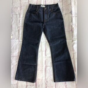 Free People Dark Wash Boot Cut Jeans
